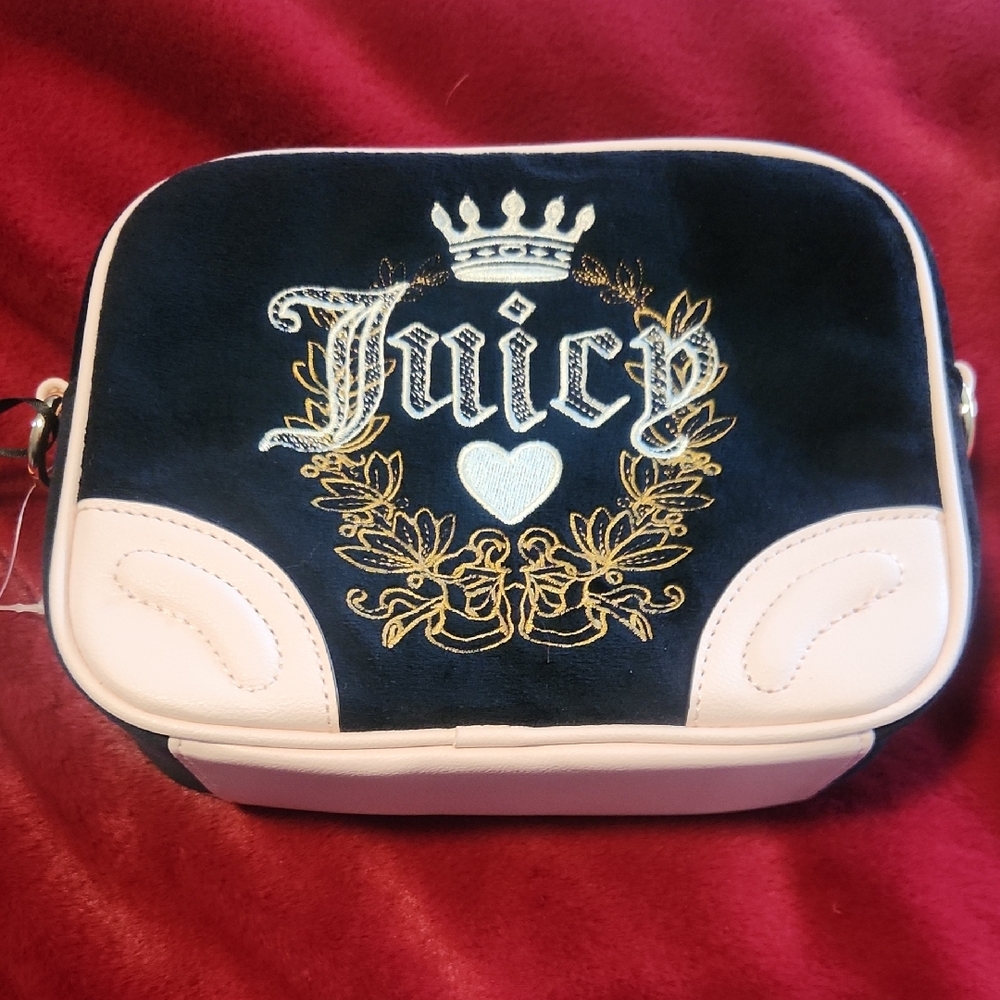 Juicy Couture Black and Cream Women's Bag